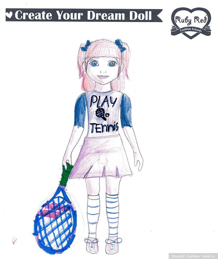 Как рисунок стал куклой. Келли от Ruby Red