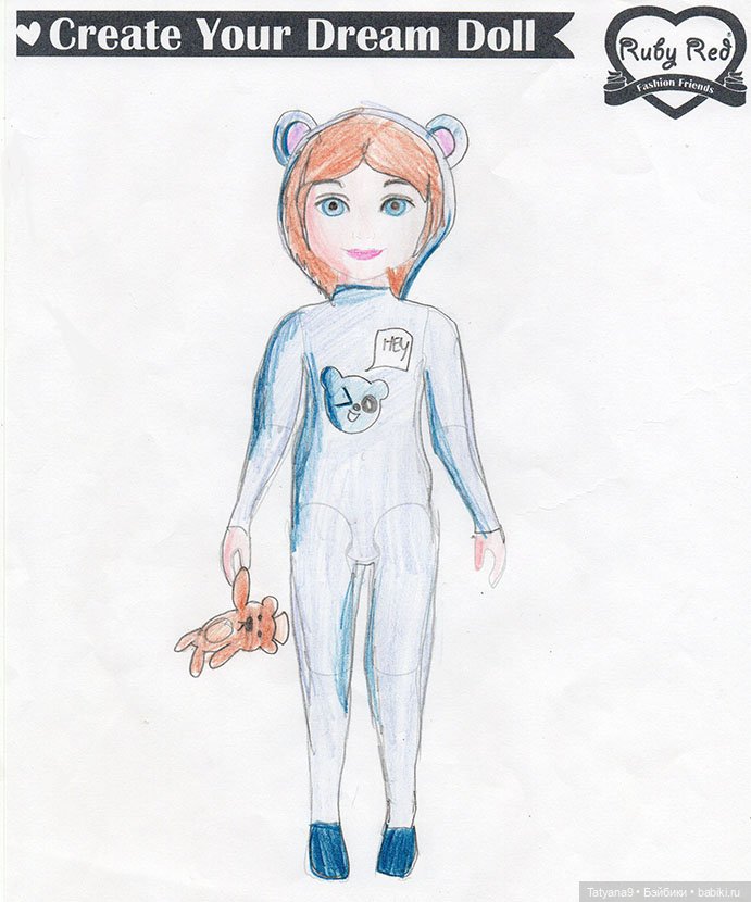 Как рисунок стал куклой. Келли от Ruby Red