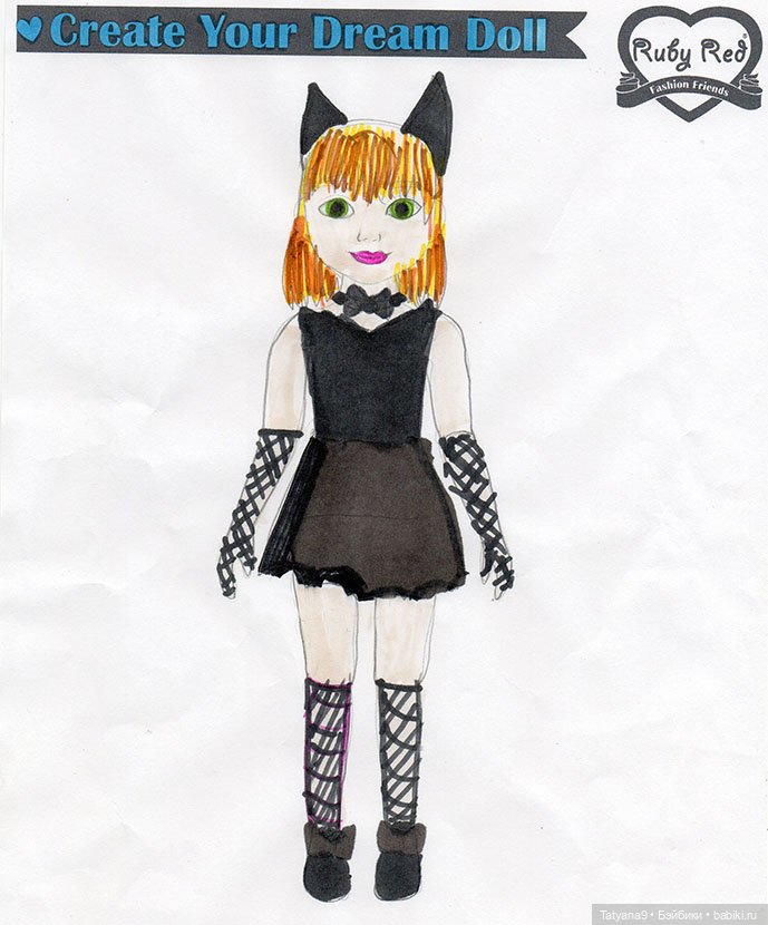 Как рисунок стал куклой. Келли от Ruby Red