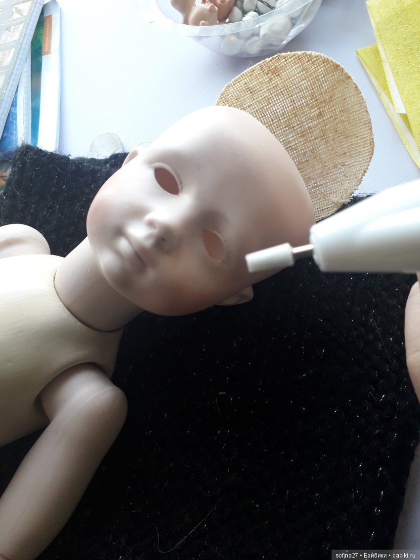 Перерисовка куклы-реплики Albert Marque (фото 4)