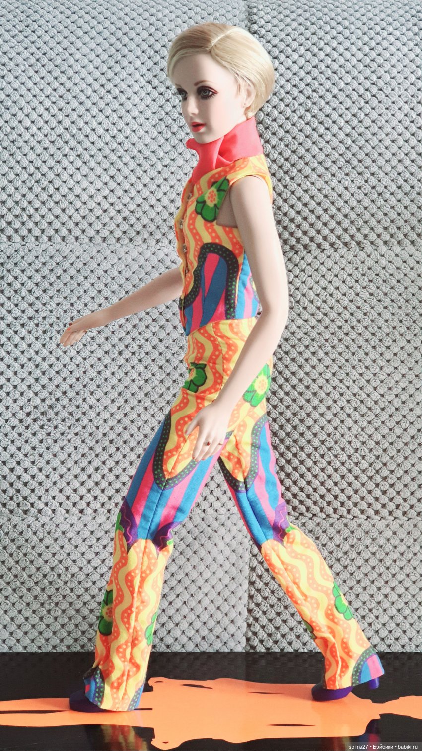 Виниловая портретная кукла Twiggy от Franklin mint - фотообзор