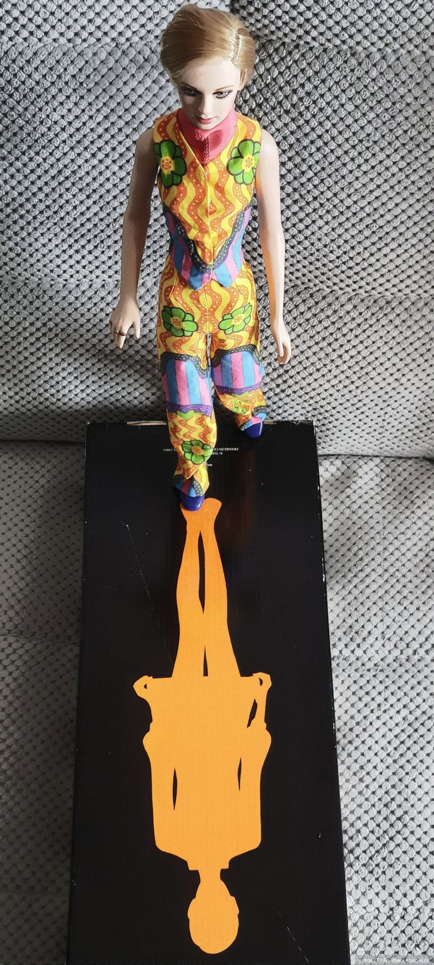 Виниловая портретная кукла Twiggy от Franklin mint - фотообзор