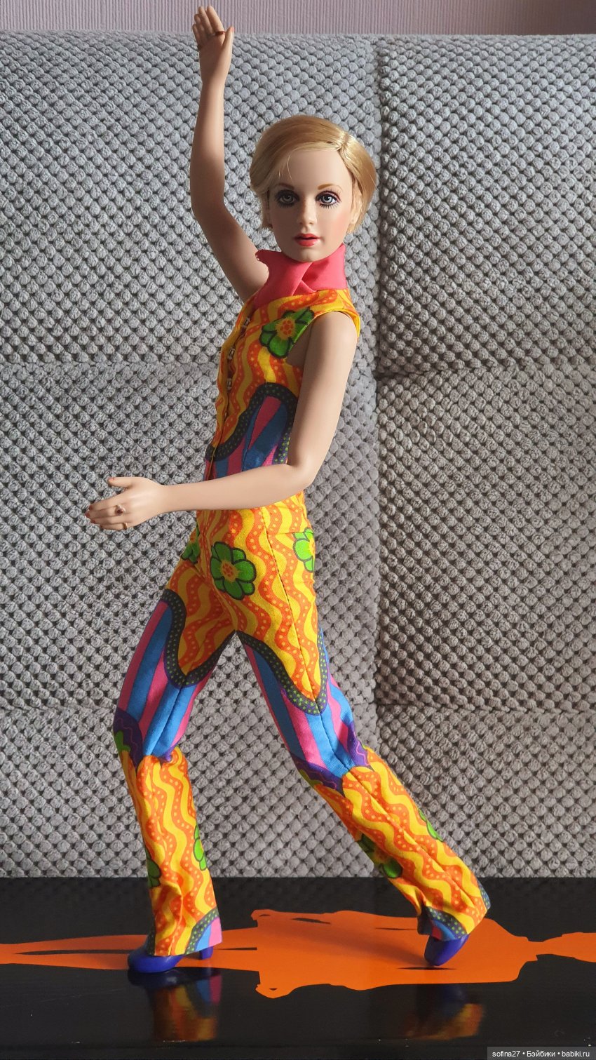 Виниловая портретная кукла Twiggy от Franklin mint - фотообзор