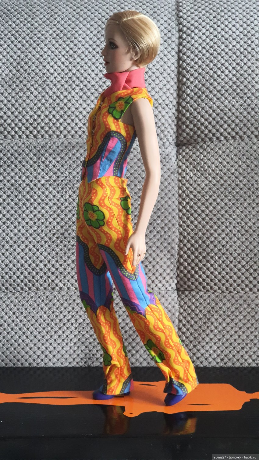 Виниловая портретная кукла Twiggy от Franklin mint - фотообзор