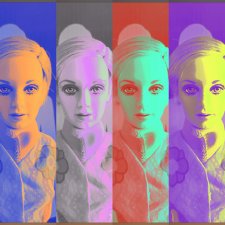 Виниловая портретная кукла Twiggy от Franklin mint - фотообзор