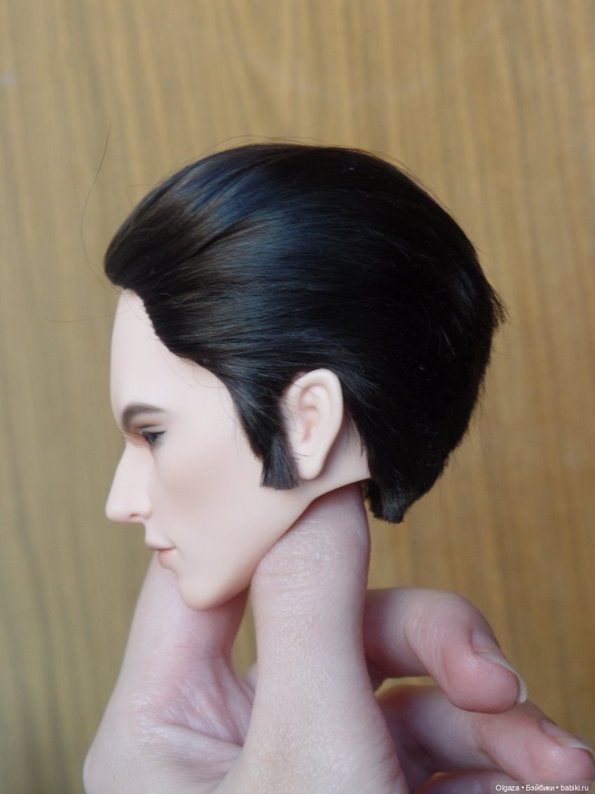 Olgaza — Клеевой парик для кукол из козы (фото 9)