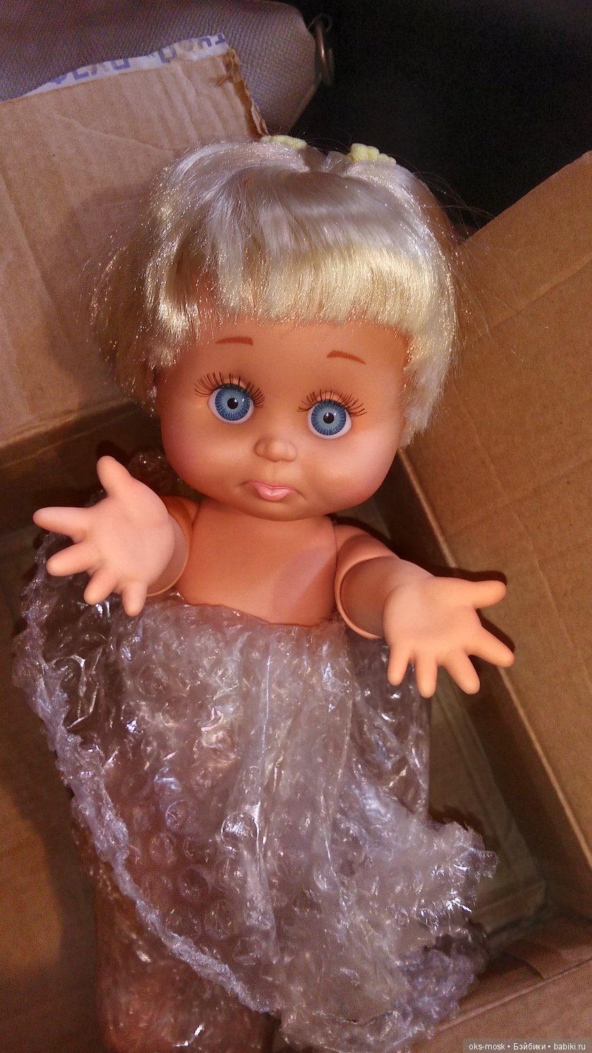 Приехала моя Сара — Куклы Galoob Baby Face (Фейсинки): винтаж 90 (фото 2)