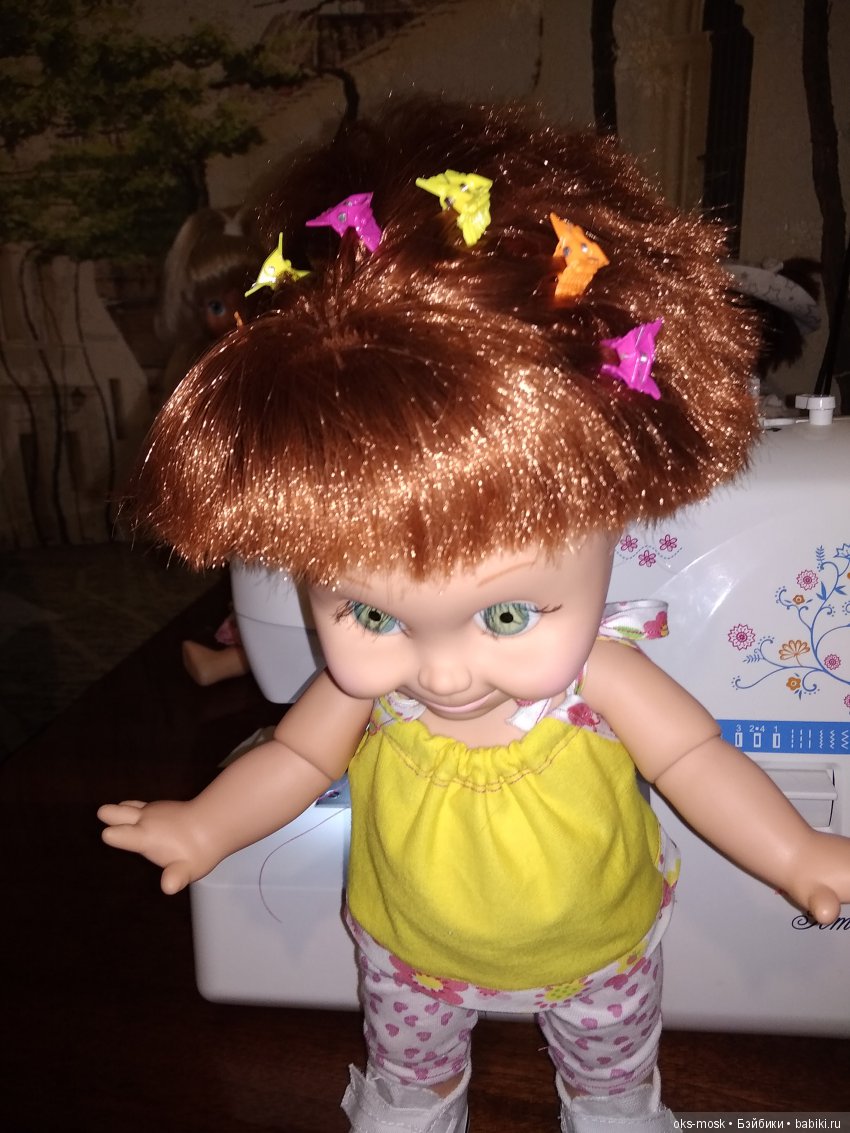 Шери в обновках — Куклы Galoob Baby Face (Фейсинки): винтаж 90 (фото 4)