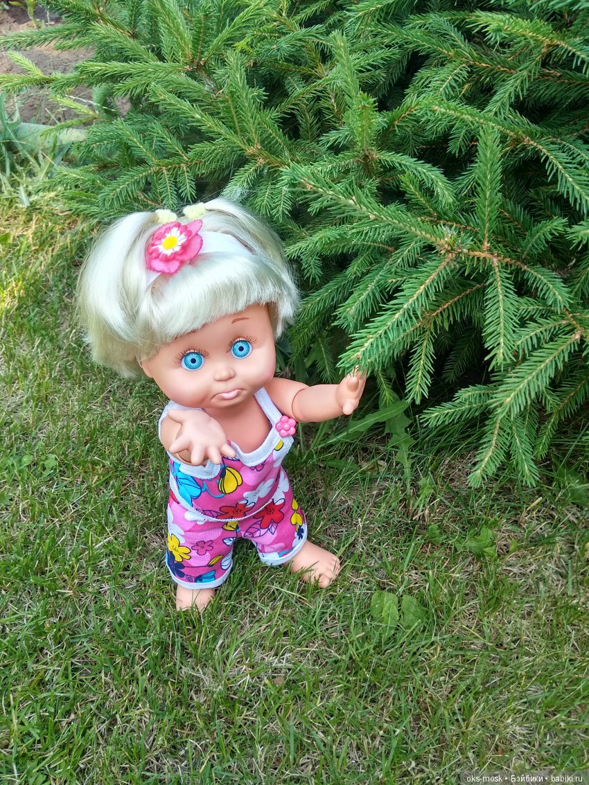 Сара и Шерри на даче — Куклы Galoob Baby Face (Фейсинки): винтаж 90