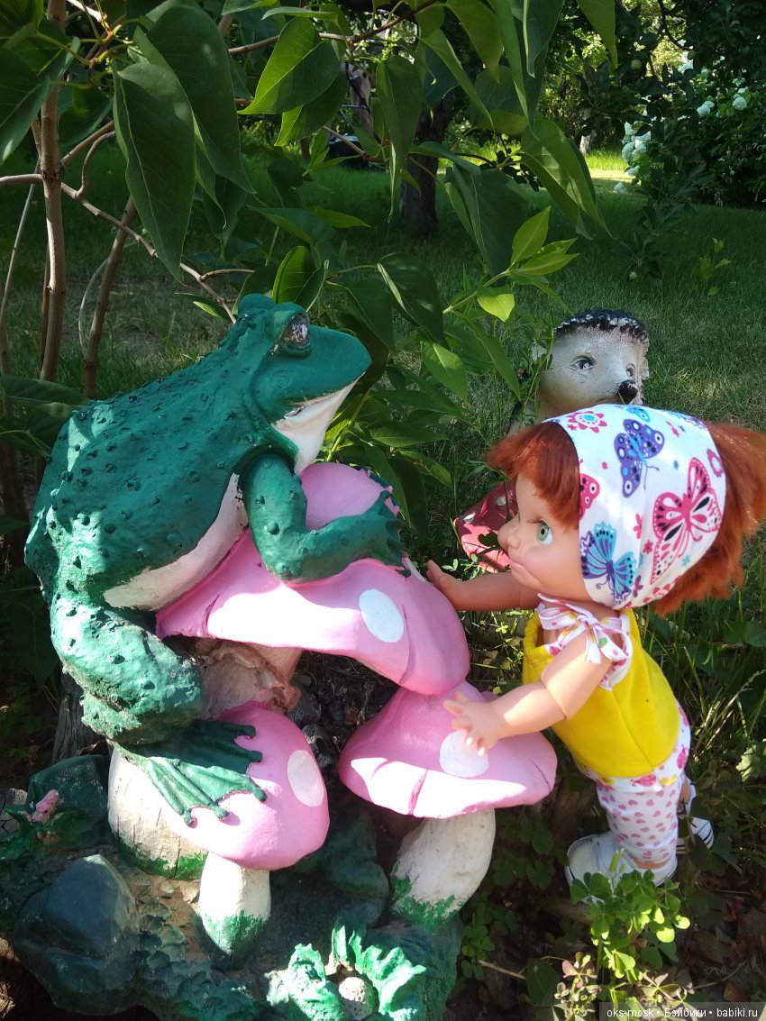 Сара и Шерри на даче — Куклы Galoob Baby Face (Фейсинки): винтаж 90 (фото 4)