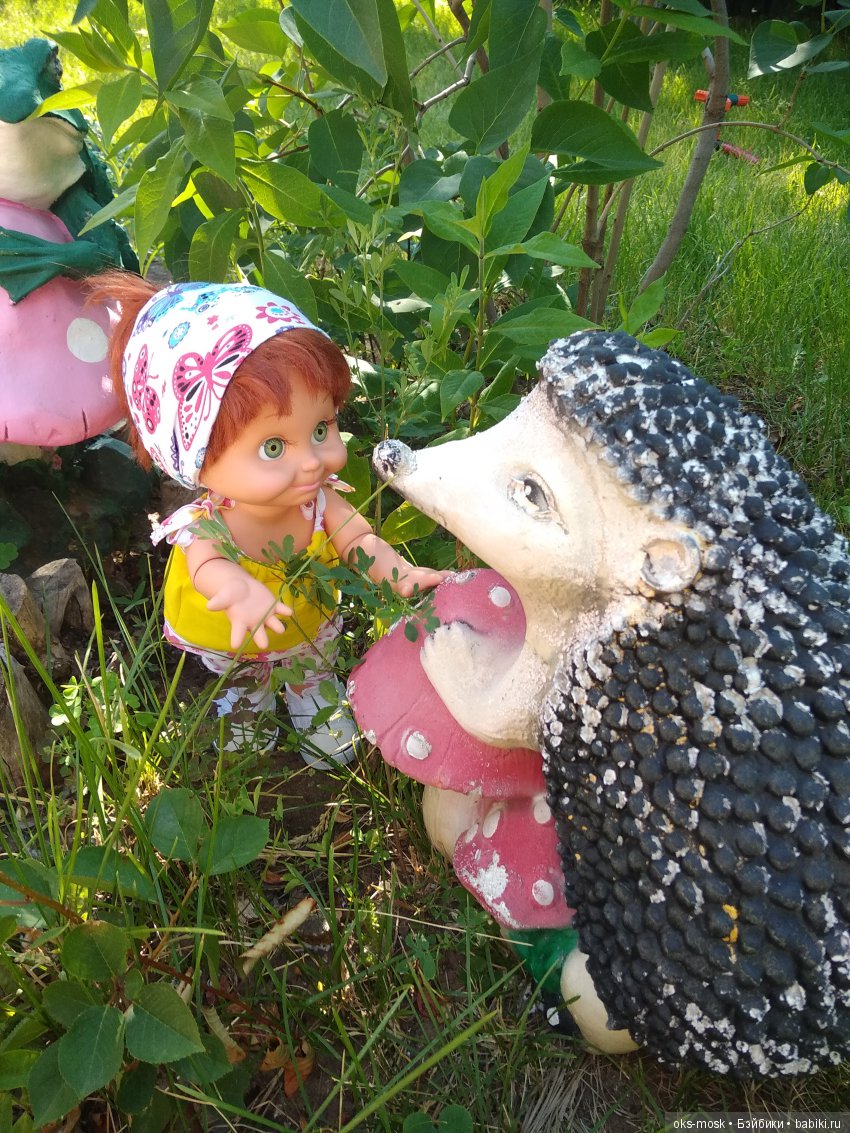 Сара и Шерри на даче — Куклы Galoob Baby Face (Фейсинки): винтаж 90 (фото 3)