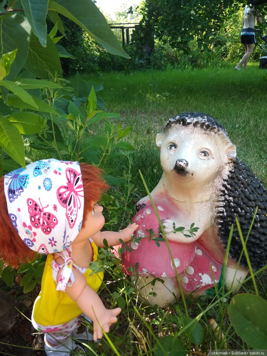 Сара и Шерри на даче — Куклы Galoob Baby Face (Фейсинки): винтаж 90 (фото 2)