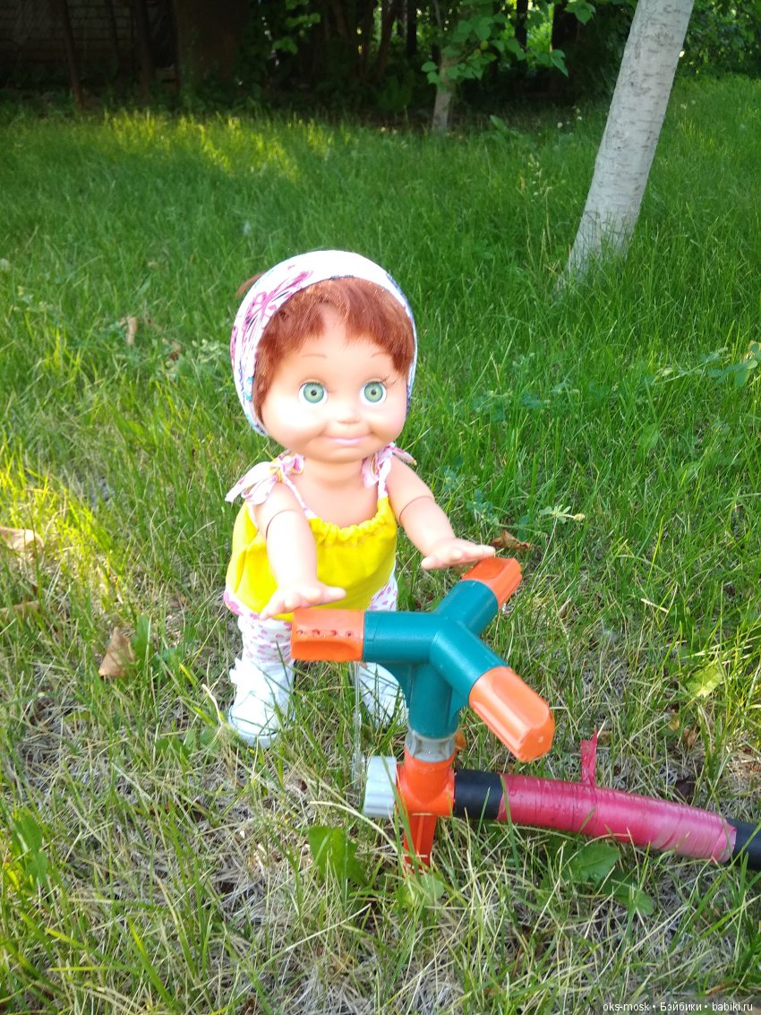 Сара и Шерри на даче — Куклы Galoob Baby Face (Фейсинки): винтаж 90 (фото 6)