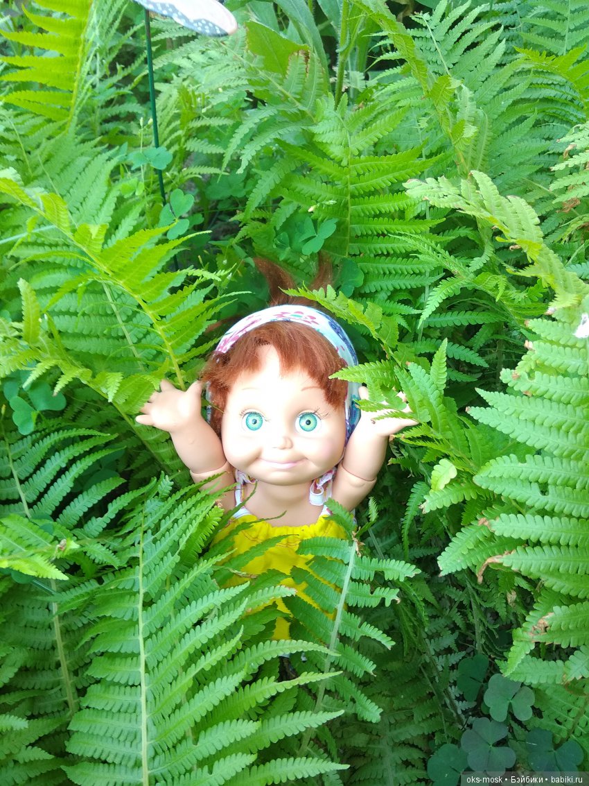 Сара и Шерри на даче — Куклы Galoob Baby Face (Фейсинки): винтаж 90 (фото 7)