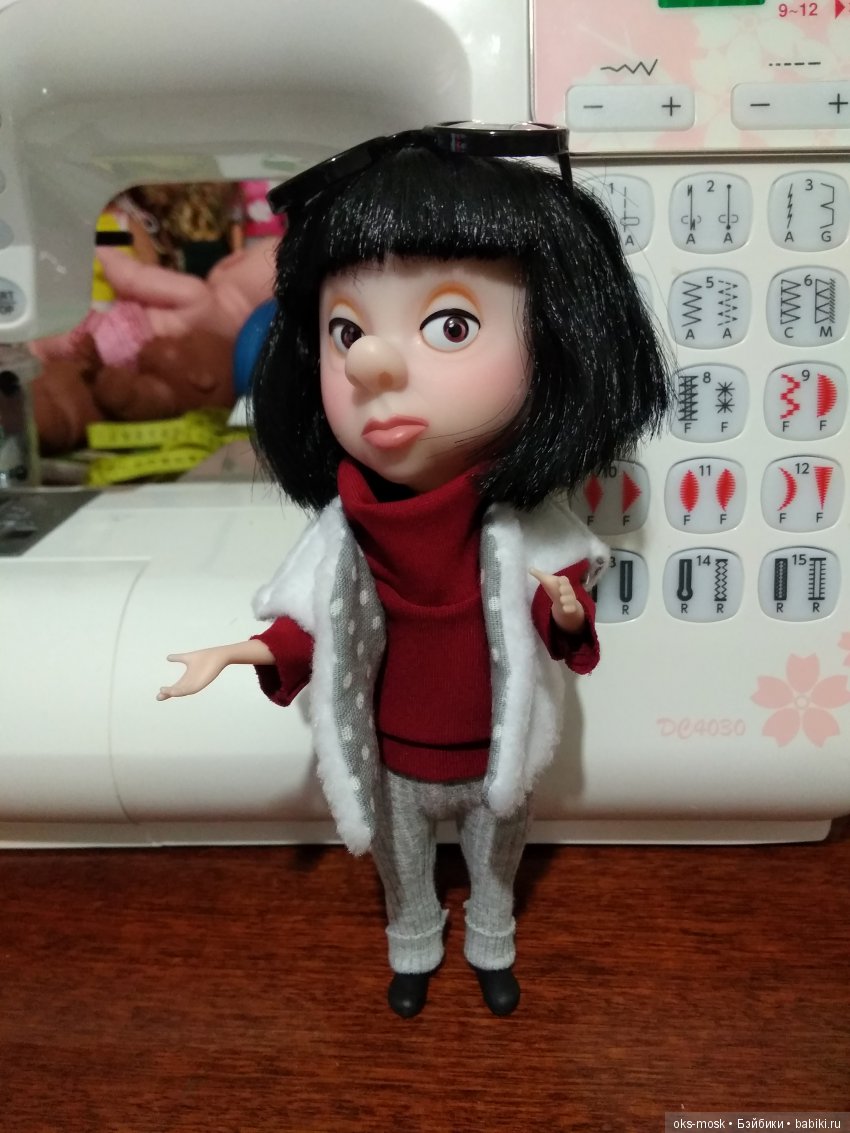 Эдна МОДница — Кукла Эдна Мод (Edna Mode): Суперсемейка (The Incredibles) (фото 5)