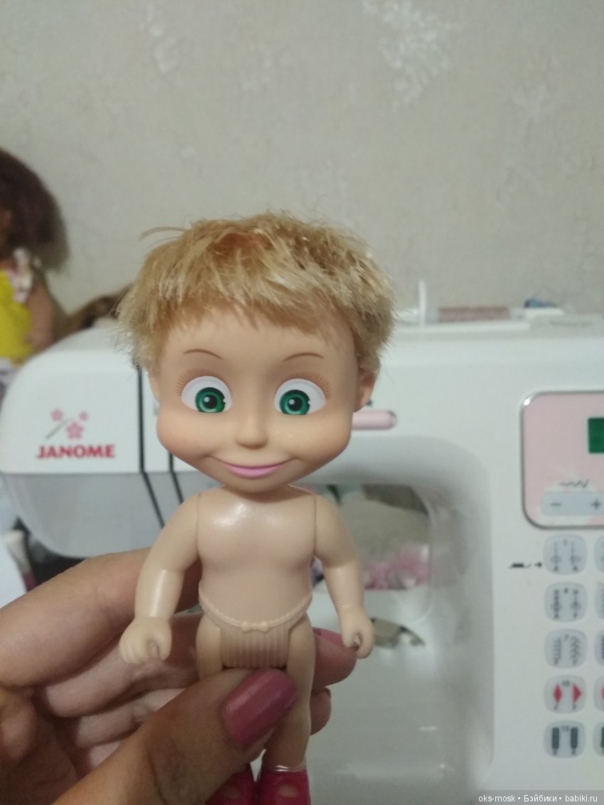 Парикмахер — Куклы Маша и Медведь (Simba): Маша в кармашке (фото 2)