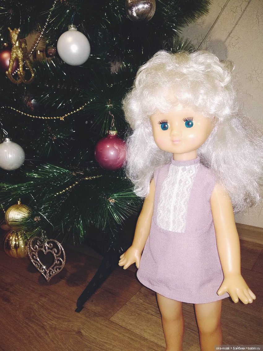 Лариса у ёлки — Советские винтажные куклы (СССР): Ленигрушка (фото 4)