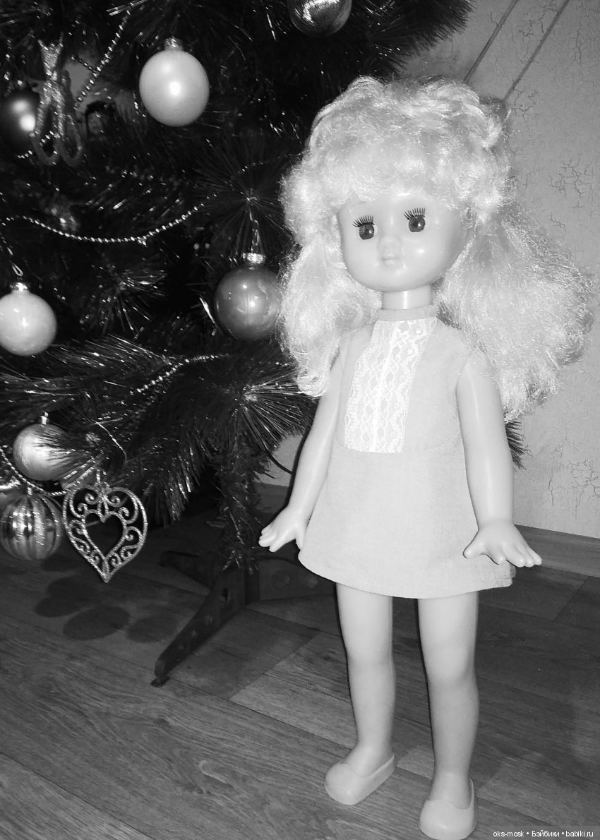 Лариса у ёлки — Советские винтажные куклы (СССР): Ленигрушка (фото 3)