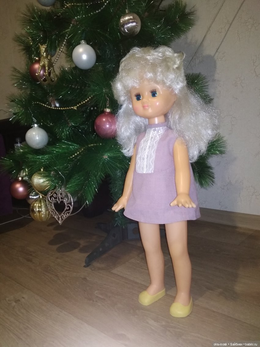 Лариса у ёлки — Советские винтажные куклы (СССР): Ленигрушка (фото 5)