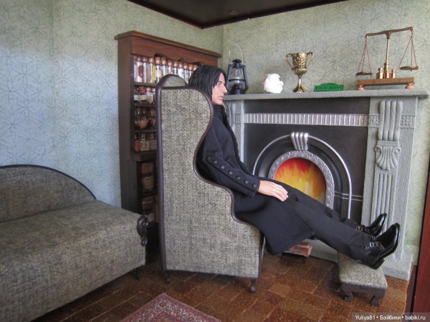 Мои куклы героев Поттерианы 6, кабинет зельевара