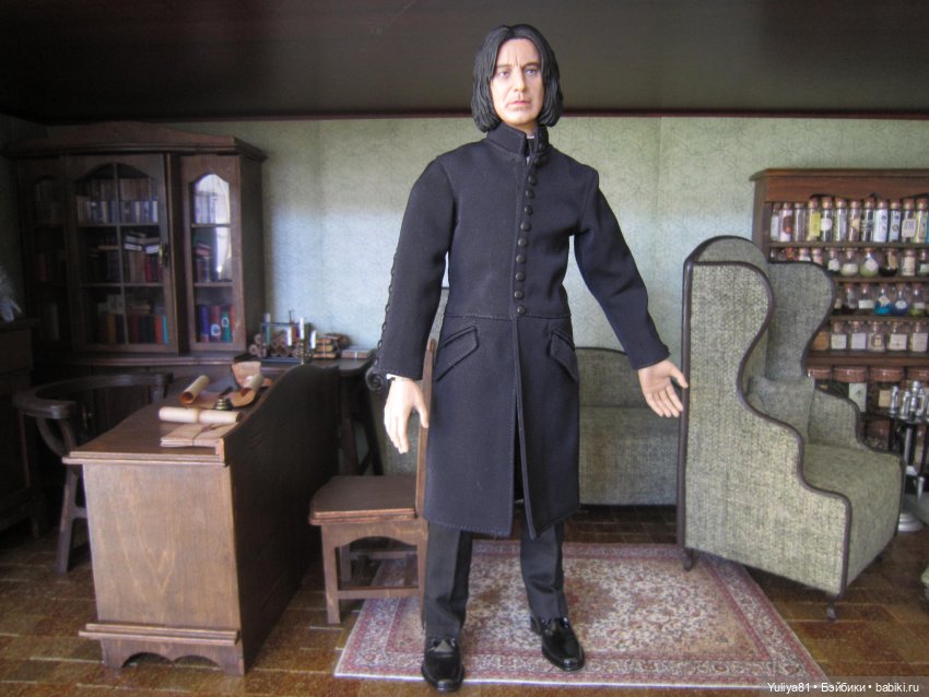 Мои куклы героев Поттерианы 6, кабинет зельевара (фото 3)