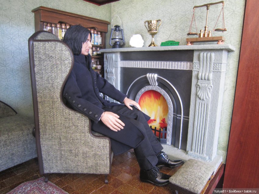 Мои куклы героев Поттерианы 6, кабинет зельевара