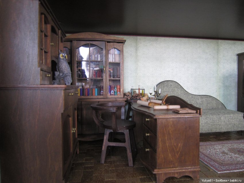 Мои куклы героев Поттерианы 6, кабинет зельевара