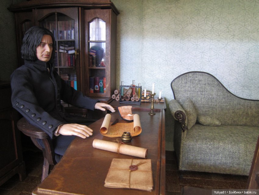 Мои куклы героев Поттерианы 6, кабинет зельевара