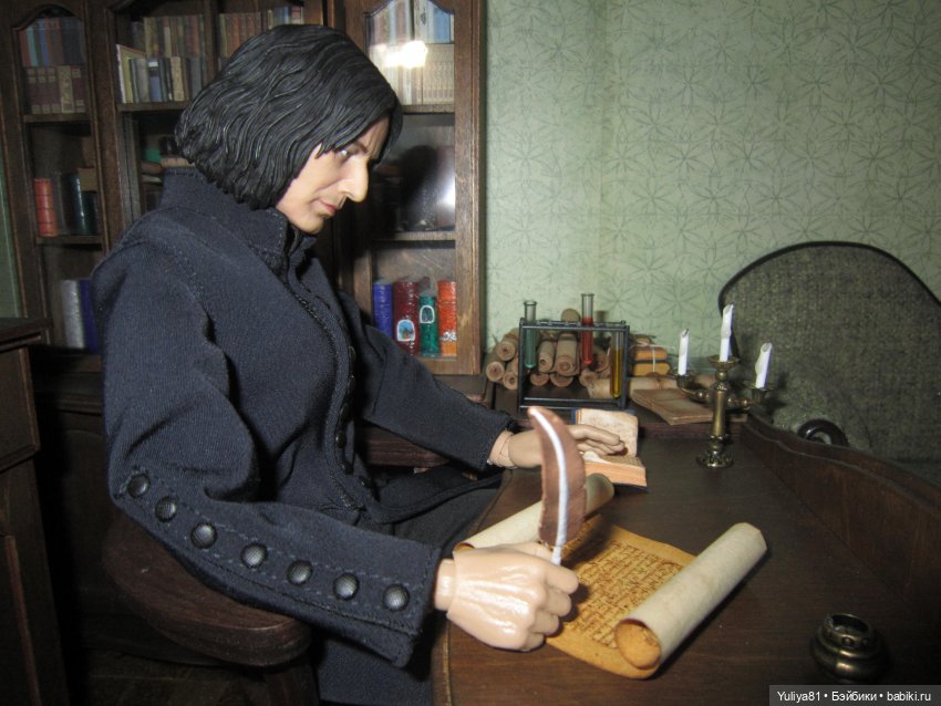 Мои куклы героев Поттерианы 7, обживаем кабинет зельевара