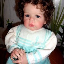 Очень реалистичная детка-реборн.