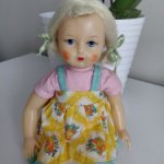 Кукла СССР паричковая