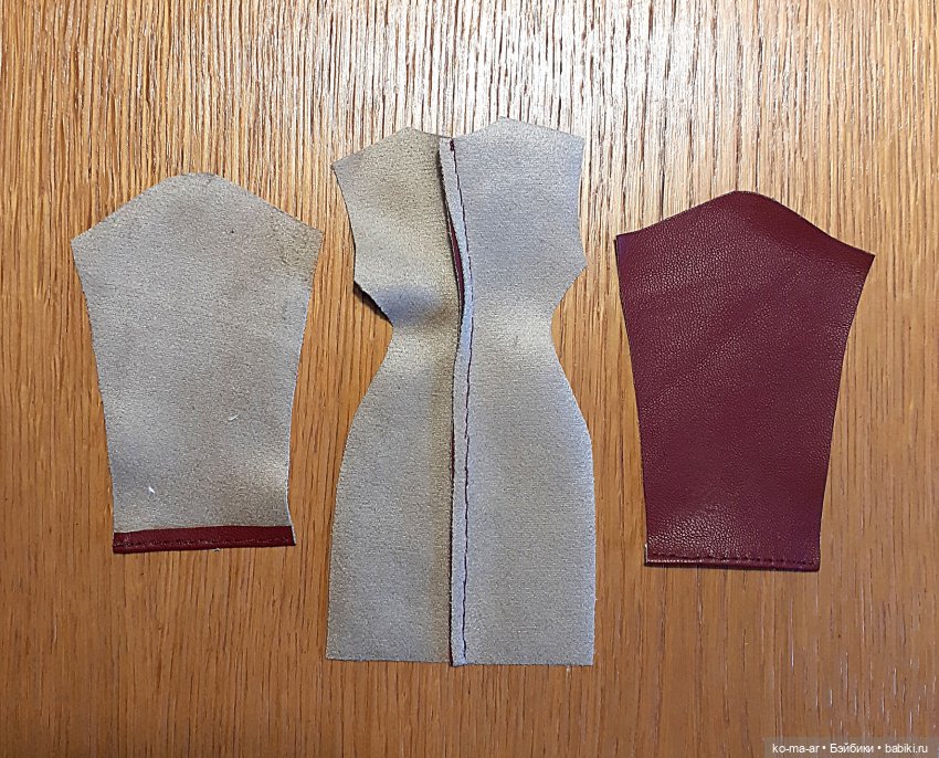 Стильное кожаное платье и сумочка в тон. Мастер-класс. Миссис Бэйбики - 2020 (фото 8)