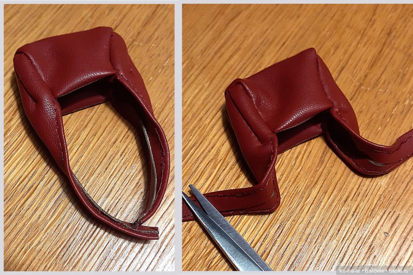 Стильное кожаное платье и сумочка в тон. Мастер-класс. Миссис Бэйбики - 2020