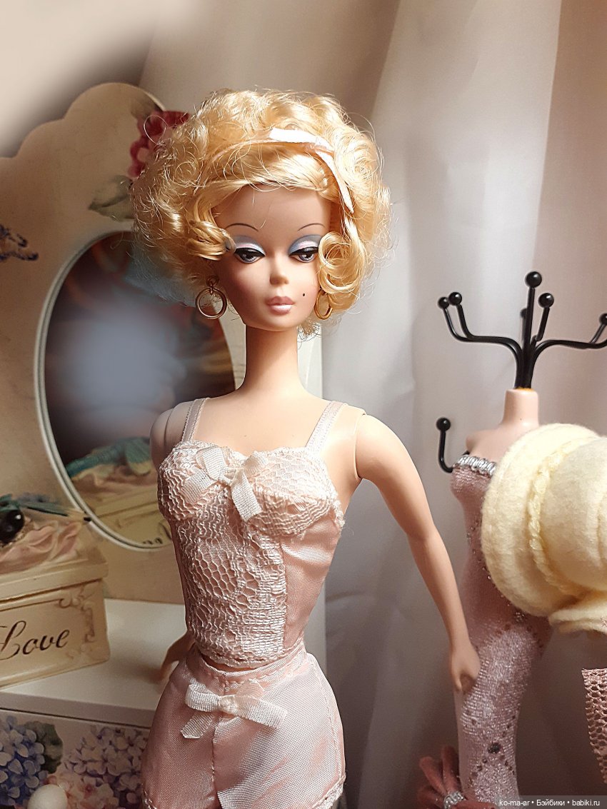 Lingerie Silkstone Barbie №4 2001 Куклы Барби Barbie коллекционные и игровые Бэйбики 