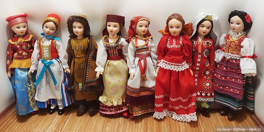 Фарфоровые куклы ДеАгостини. Куклы в народных костюмах. Часть II