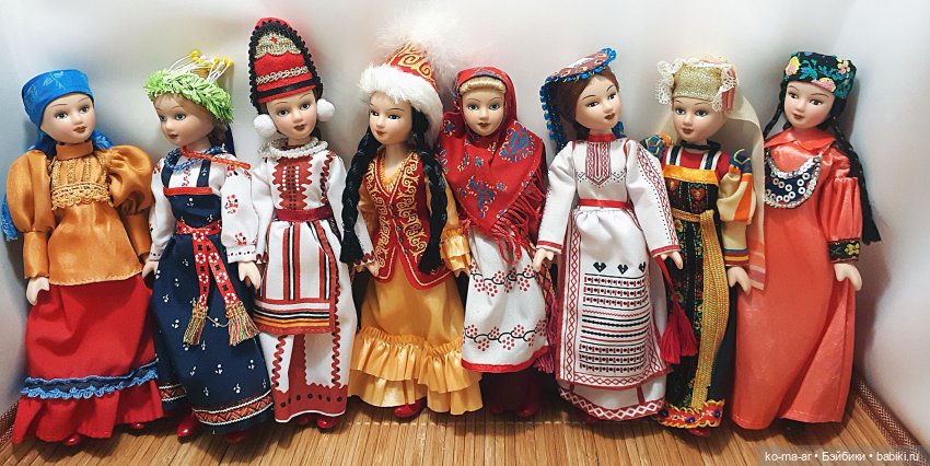 Фарфоровые куклы ДеАгостини. Куклы в народных костюмах. Часть II | Бэйбики Фарфоровые куклы ДеАгостини. Куклы в народных костюмах. Часть II