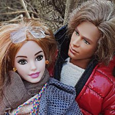 У меня поселились замечательные ребята - пляжный Блейн и Барби пышка