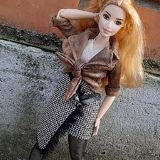 Выкройки одежды для Барби пышки