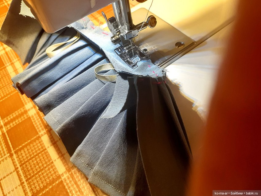 Шьем красивую юбочку для куклы. Мастер-класс