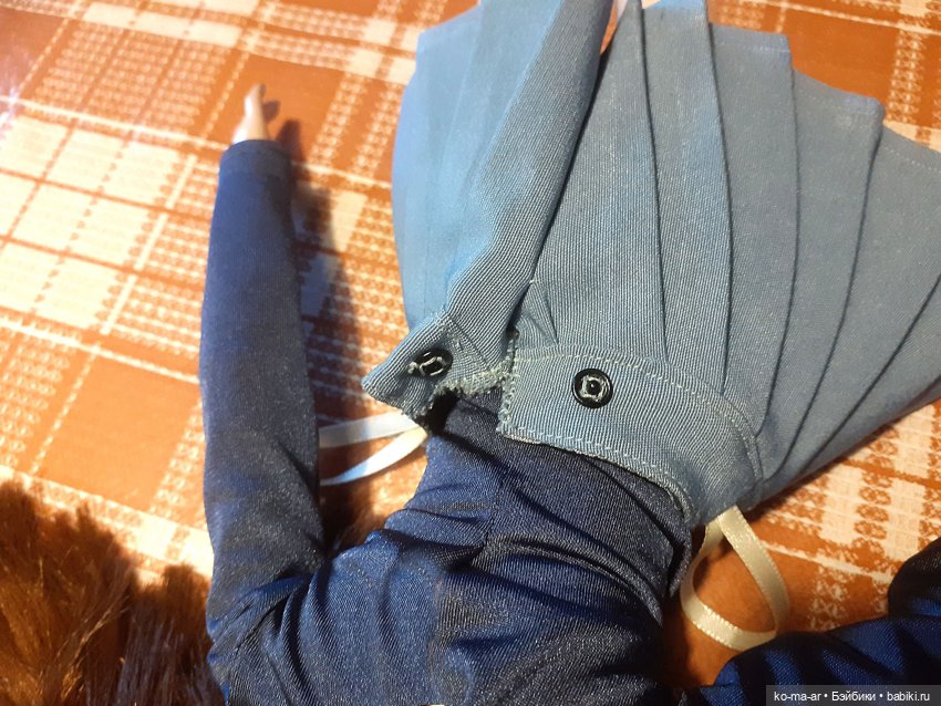 Шьем красивую юбочку для куклы. Мастер-класс