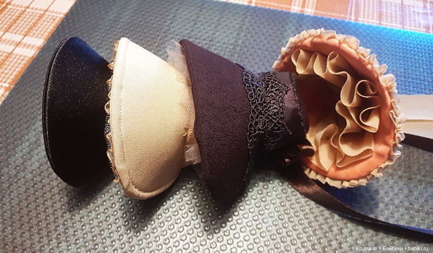 Копилка. Шьем шляпку-капор для Барби. Мастер-класс