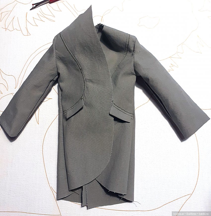 Копилка. Шьем пиджак для Кена. Мастер-класс | Бэйбики Копилка. Шьем пиджак для Кена. Мастер-класс