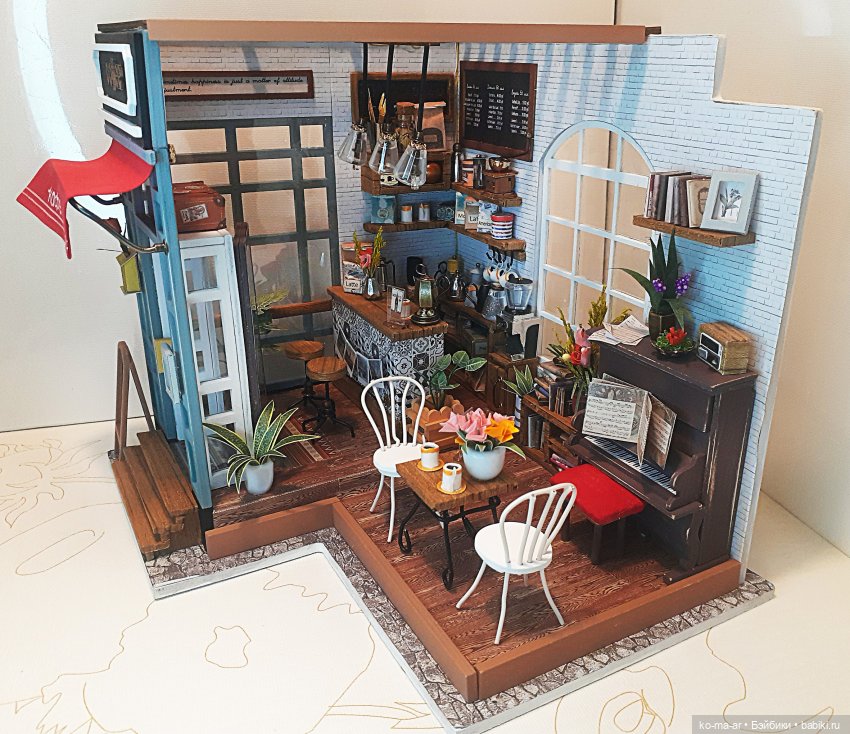 Румбокс Любимая кофейня | Бэйбики Румбокс Любимая кофейня — Румбоксы и кукольные интерьеры: фото (фото 10)