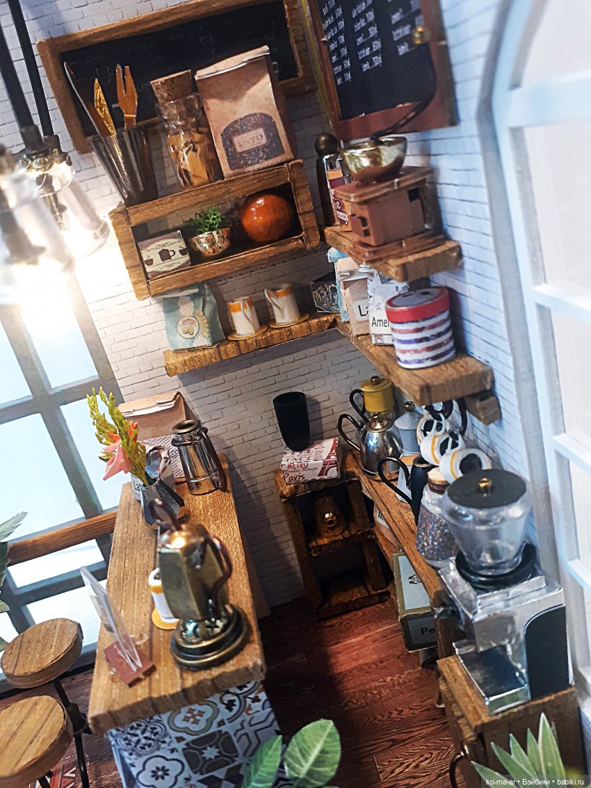 Румбокс Любимая кофейня | Бэйбики Румбокс Любимая кофейня — Румбоксы и кукольные интерьеры: фото