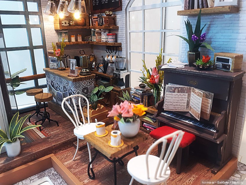 Румбокс Любимая кофейня | Бэйбики Румбокс Любимая кофейня — Румбоксы и кукольные интерьеры: фото