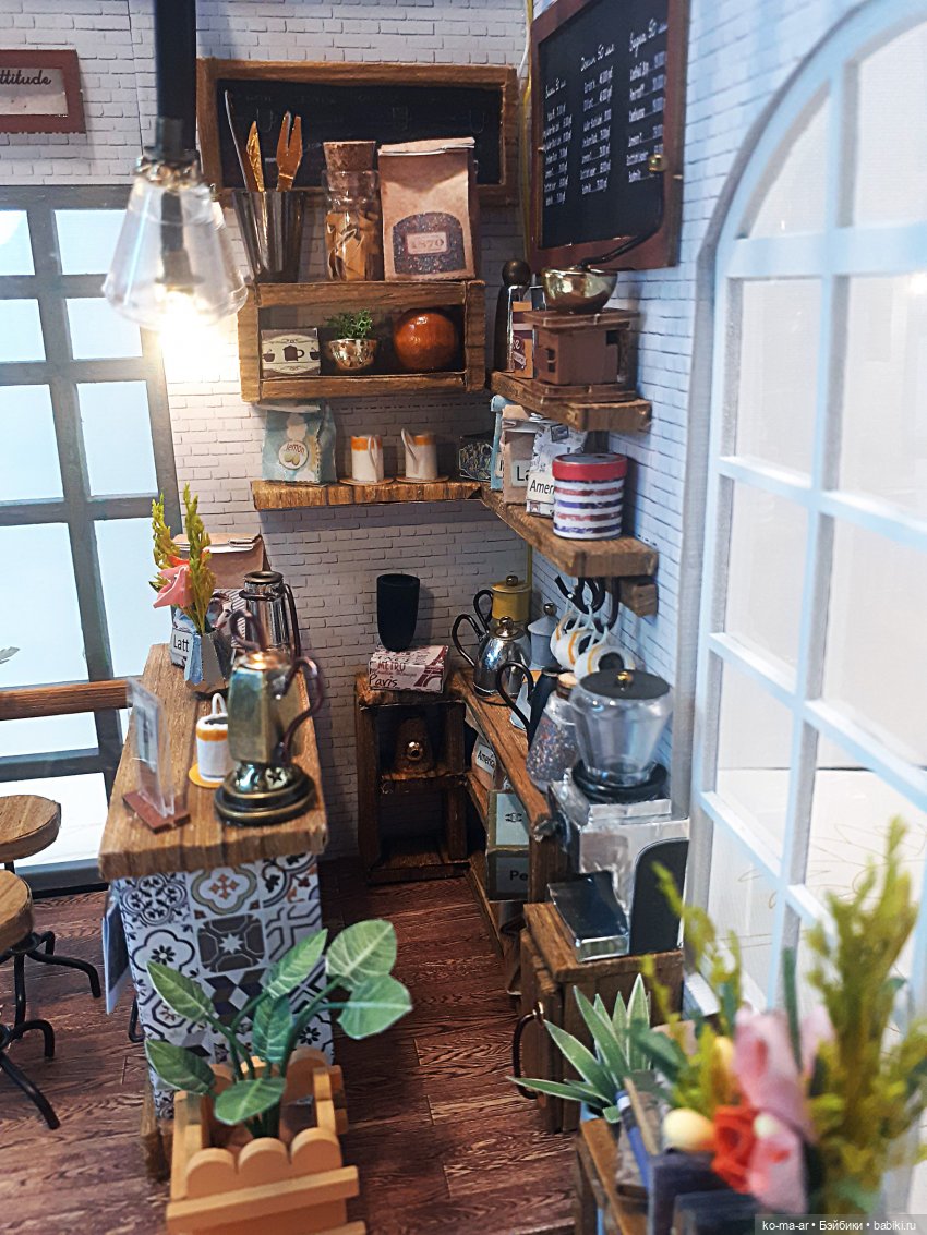 Румбокс Любимая кофейня | Бэйбики Румбокс Любимая кофейня — Румбоксы и кукольные интерьеры: фото