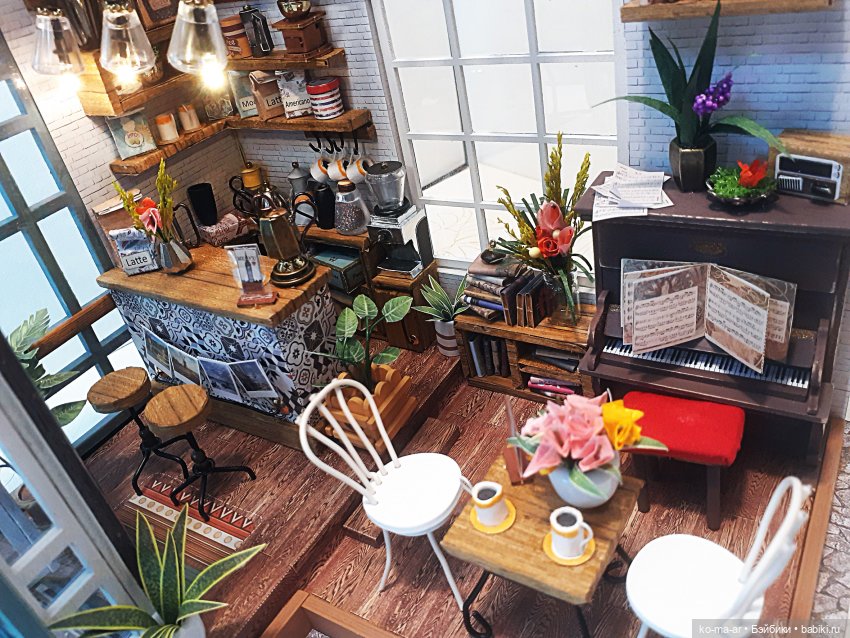 Румбокс Любимая кофейня | Бэйбики Румбокс Любимая кофейня — Румбоксы и кукольные интерьеры: фото