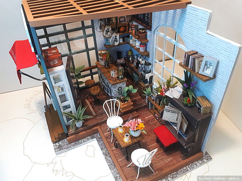 Румбокс Любимая кофейня | Бэйбики Румбокс Любимая кофейня — Румбоксы и кукольные интерьеры: фото