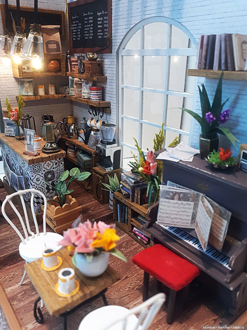 Румбокс Любимая кофейня | Бэйбики Румбокс Любимая кофейня — Румбоксы и кукольные интерьеры: фото