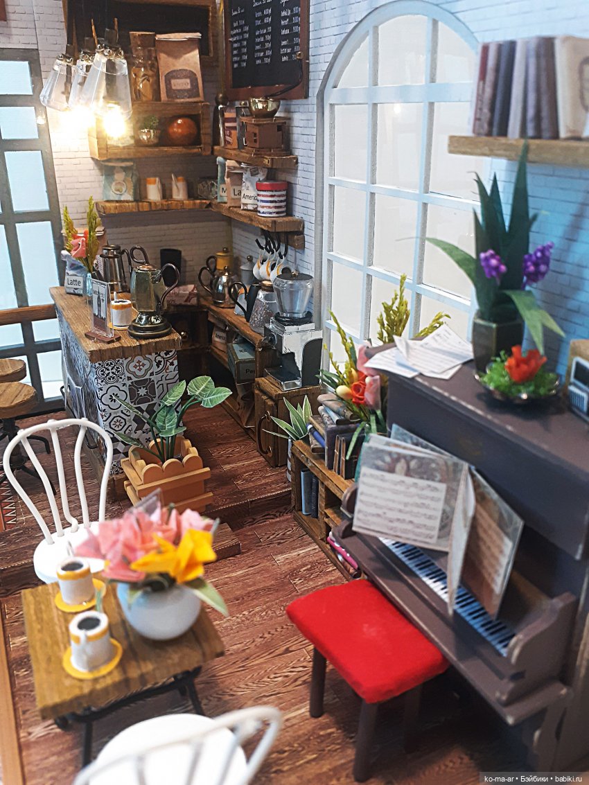 Румбокс Любимая кофейня | Бэйбики Румбокс Любимая кофейня — Румбоксы и кукольные интерьеры: фото